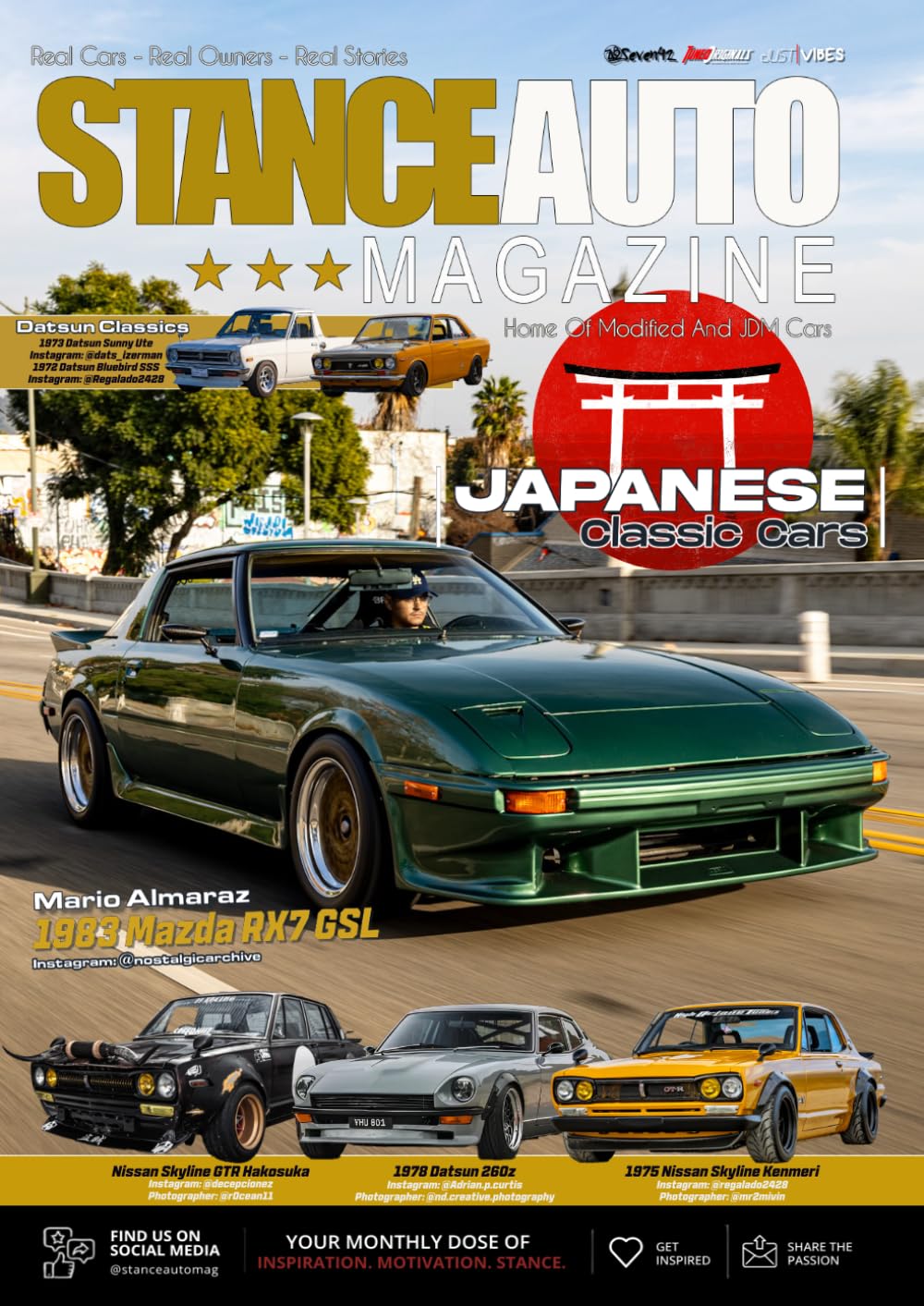 Stance Auto Magazine Japanese Classic Cars Vol2: Modified Japanese Classic JDM Cars Magazine