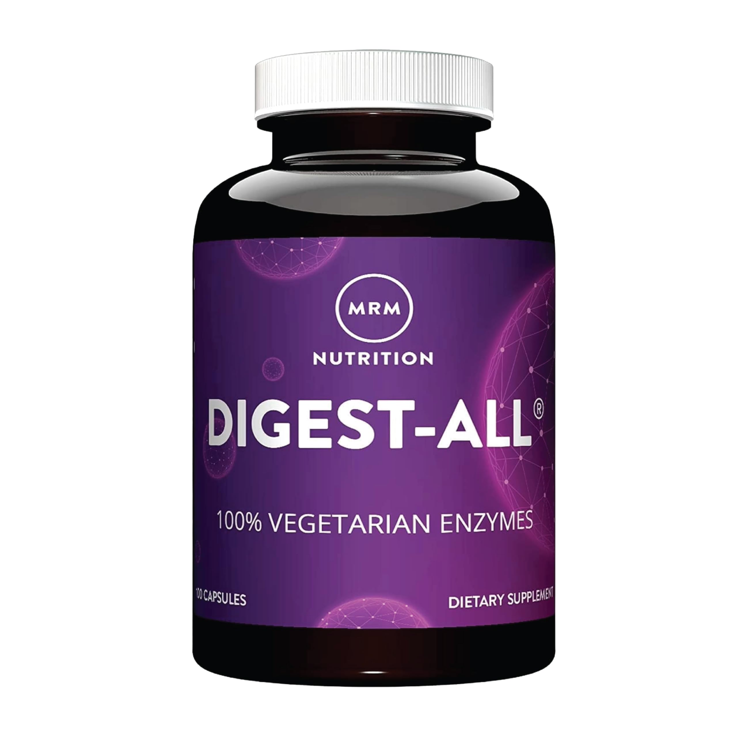 MRM Nutrition Digest-All Digestive Enzymes - 50 Servings 100 Count (Pack of 1) 50 Servings