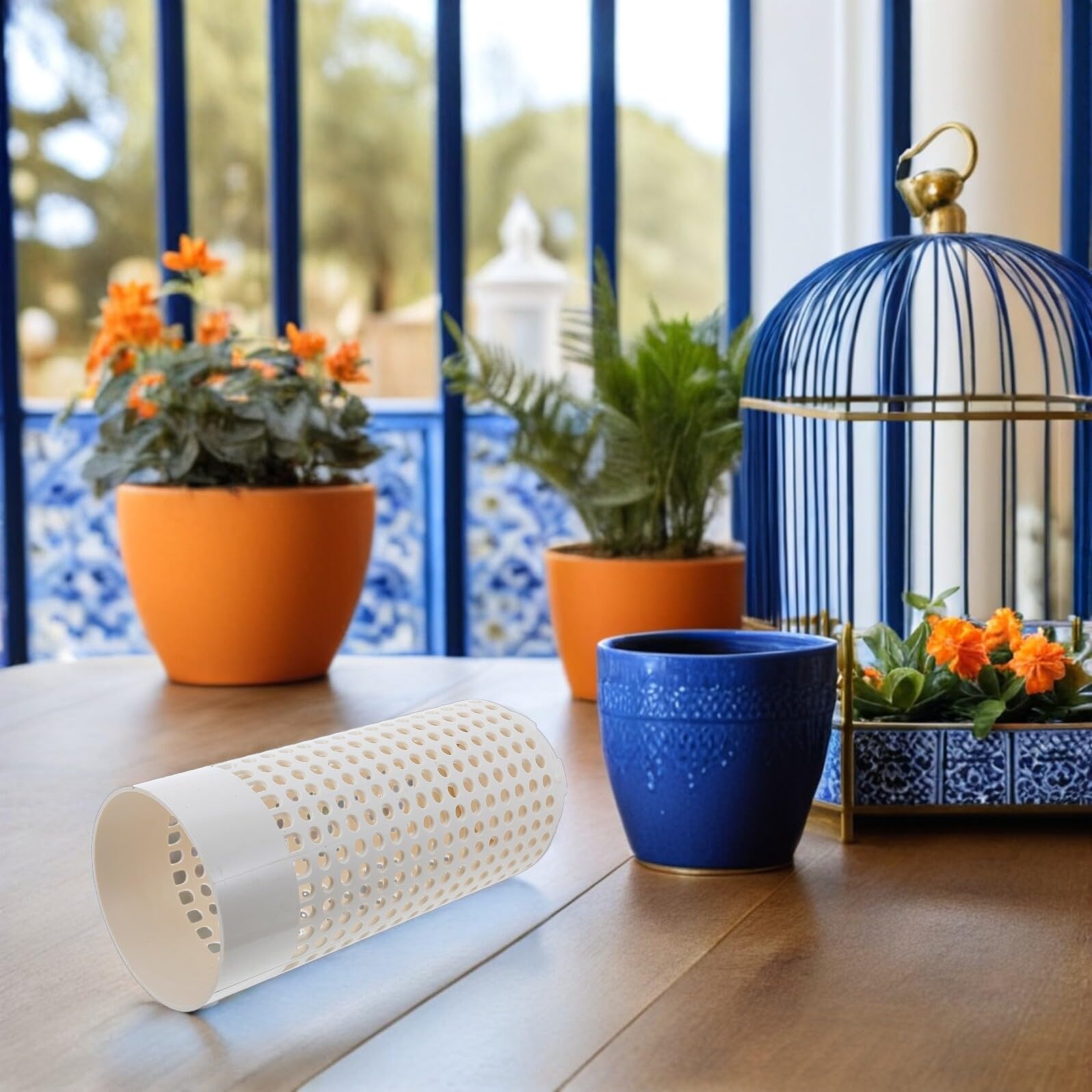 Gatuida Contenedores de Compostaje para Lombrices 2 Unidades, Caja de Compostaje para Restos de Cocina y Jardín, Plástico Sellado Resistente para Compostador Enterrado y Exterior,