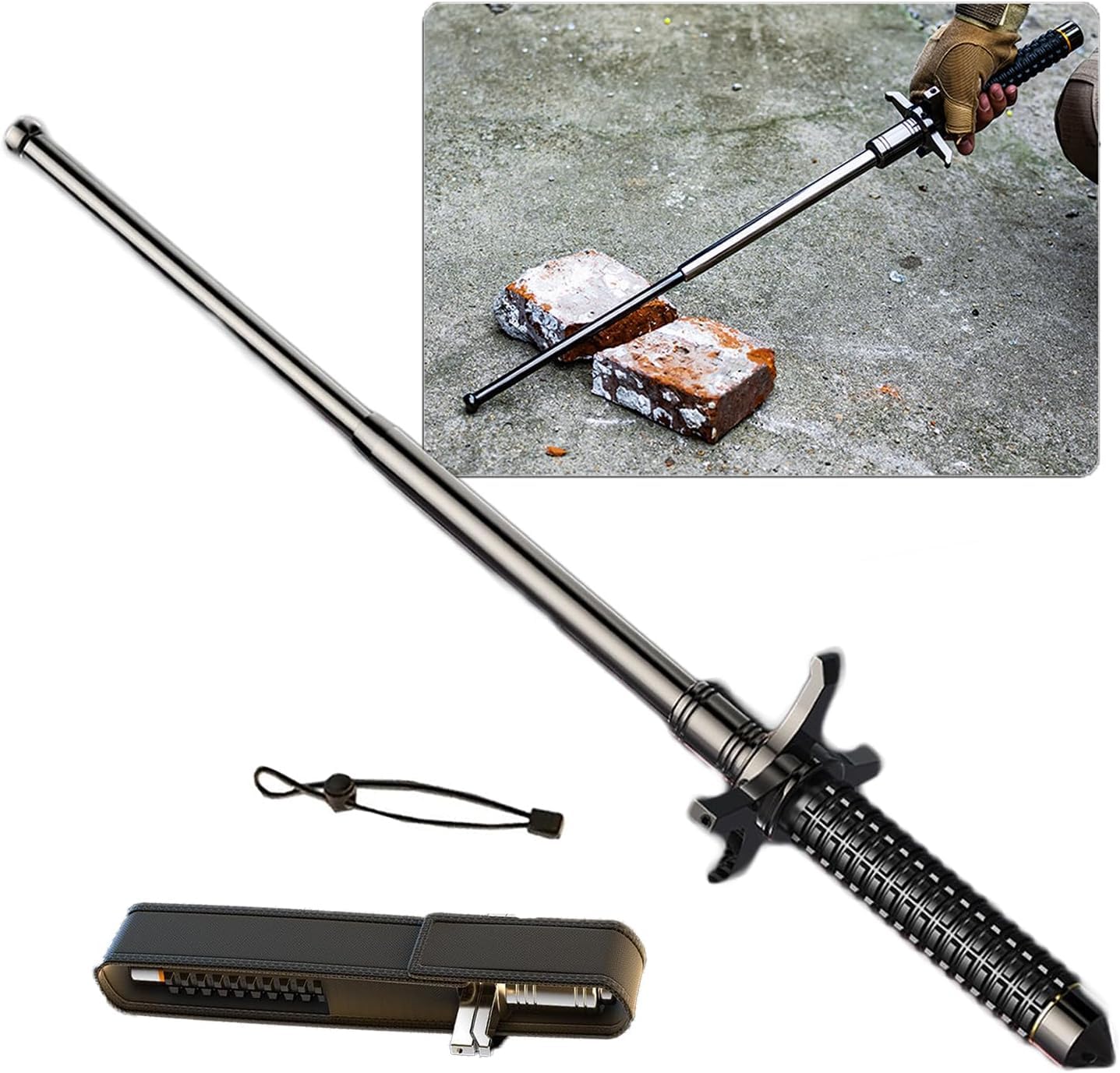 自動巻き取り式伸縮トレッキングポール 高性能タイプ 軽量 頑丈 アウトドア 車載用 防身用 携帯便利な折りたたみウォーキングスティック Amazon | ポータブル伸縮式ステッキ 多機能トレッキングポール 三段