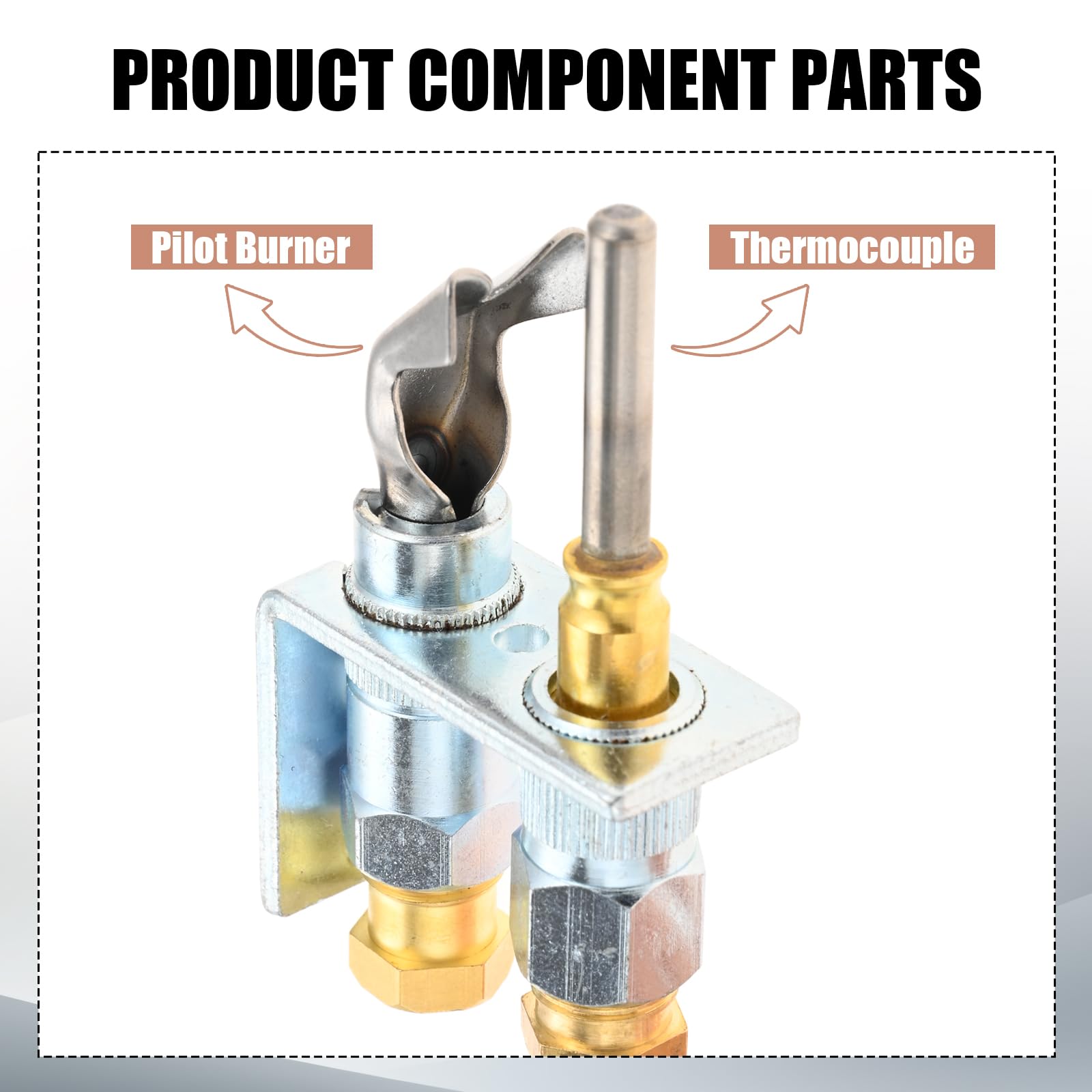 Amazon.com: Q314A4586 Pilot Burner Thermocouple for Gas Furnaces