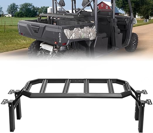 KEMIMOTO Heavy-Duty Rear Rack, Compatible with CFMOTO UFORCE 1000 2019+, UFORCE 1000 XL 2022+ Cargo Bed Rack 220 Lbs Load Capacity Accessories