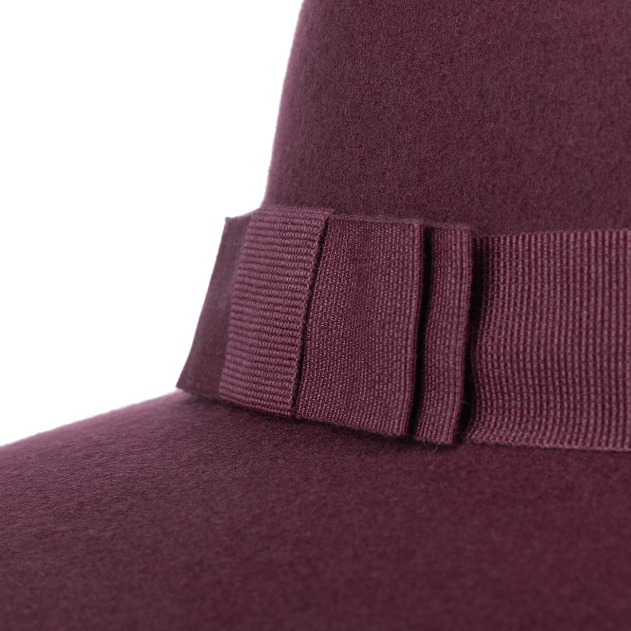 Lipodo Uni Schlapphut Damen Made in Italy 100% Wolle Knautschbar Gefilzt Breite Krempe Herbst Winter