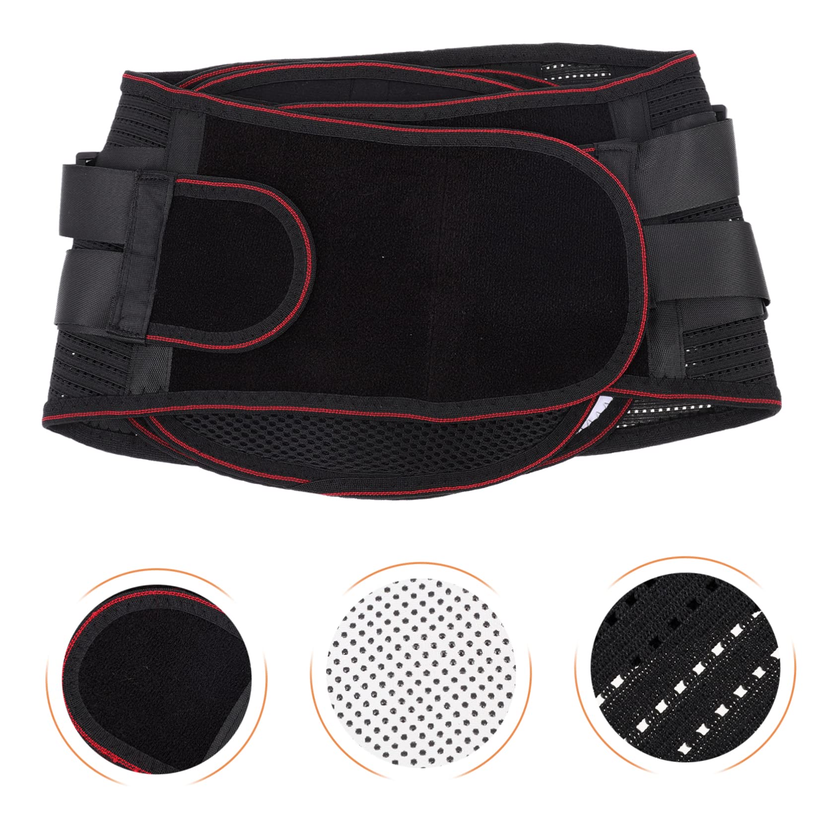FOMIYES Male Female Back Support Breathable Lower Back Brace Widened Waist Belt for Postpartum