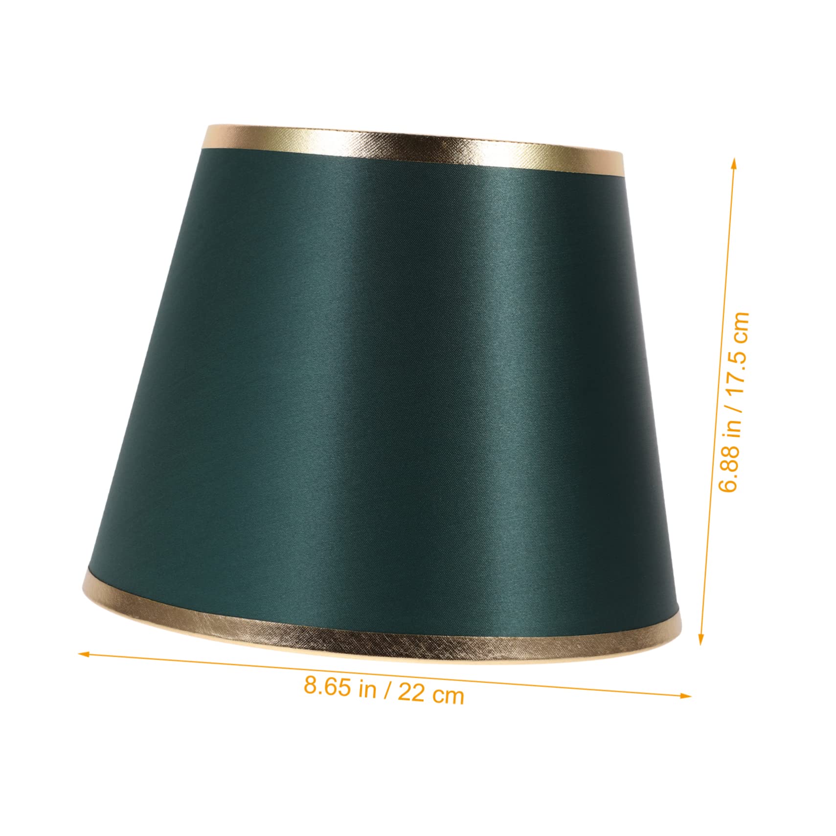 OSALADI Lampenkap Drum Lampenkap Stoffen Versierde Accessoires pen Voor Hotels Kleine E27 Staande Lamp Donkergroen Bureau