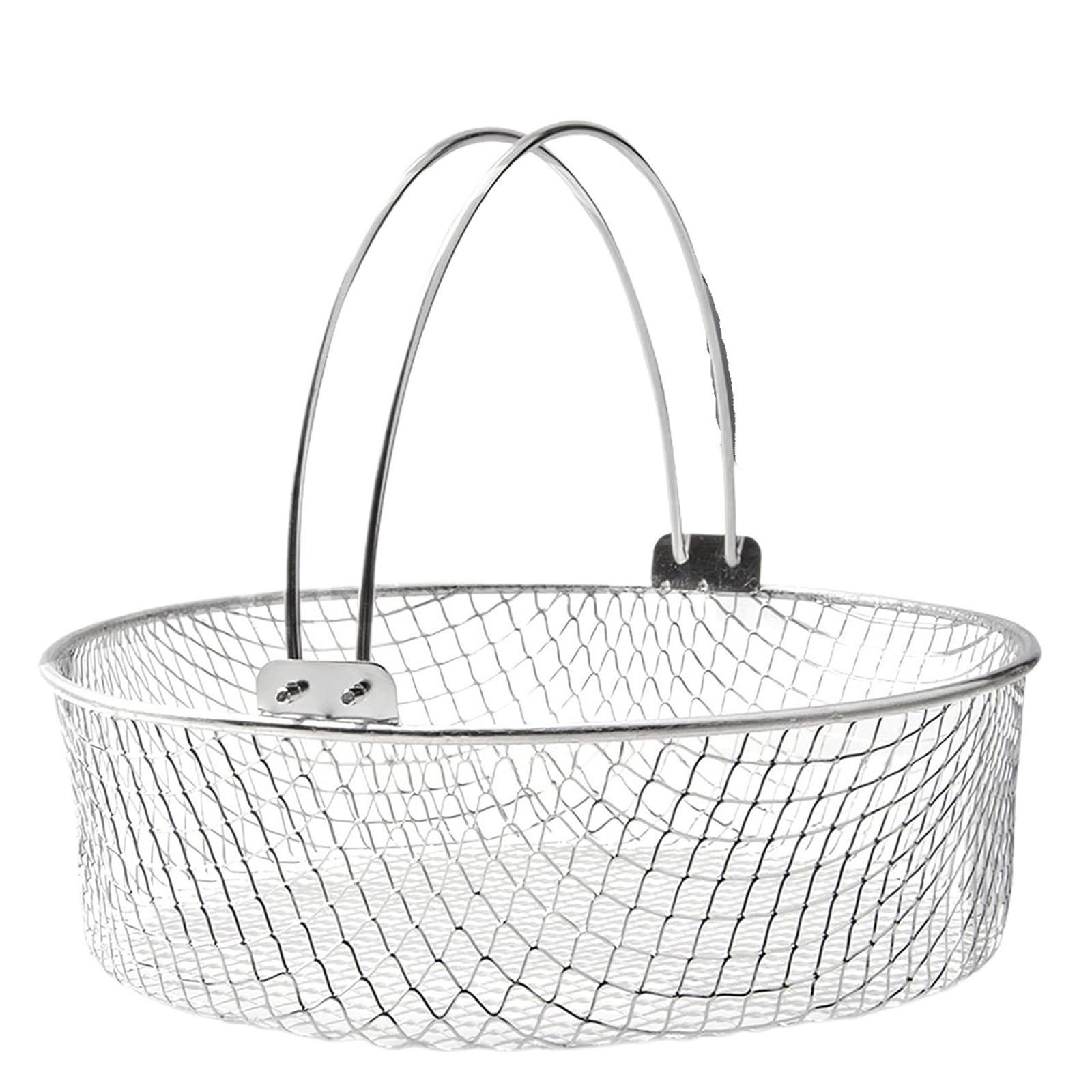 Panier Air Fryer 21CM en acier inoxydable 304 pour bac à légumes et cuisson vapeur