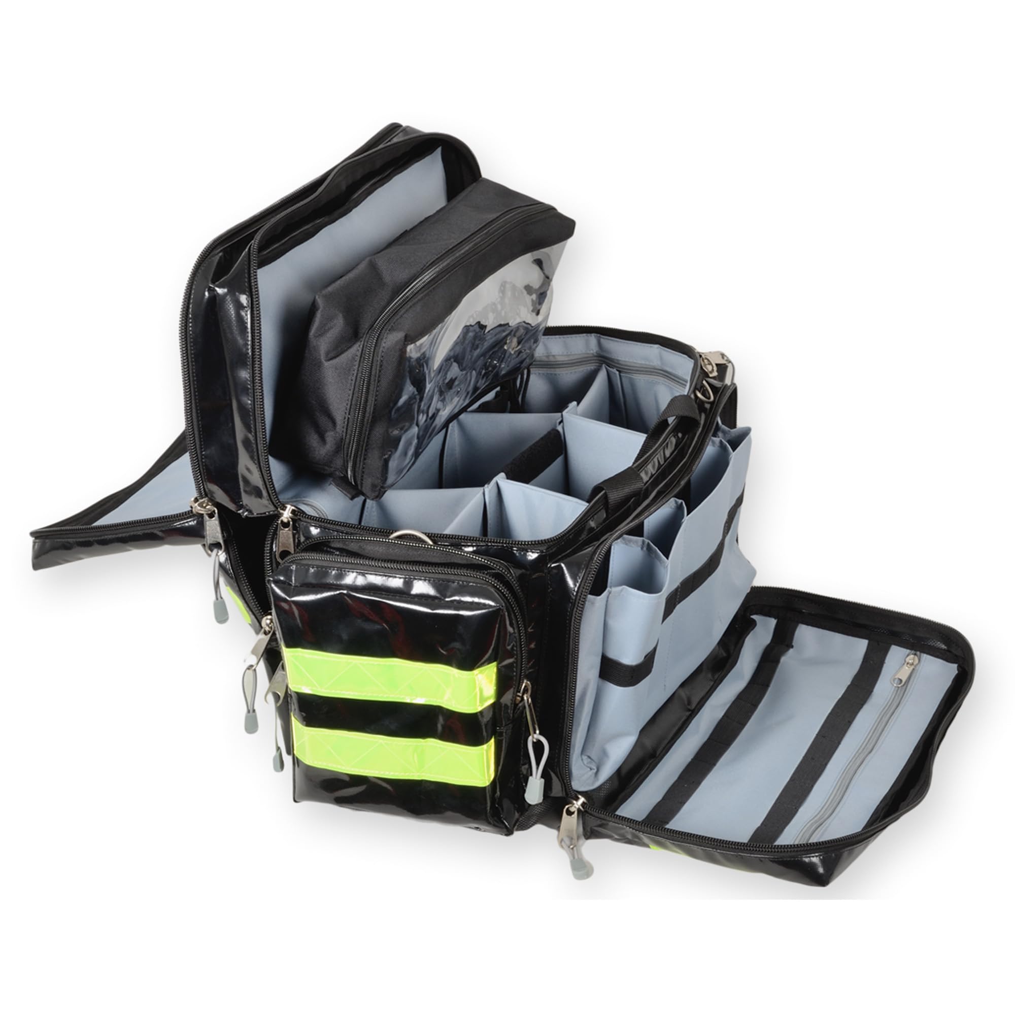 Sac Smart en PVC moyen noir pour sauveteurs, médecins, ambulanciers professionnels