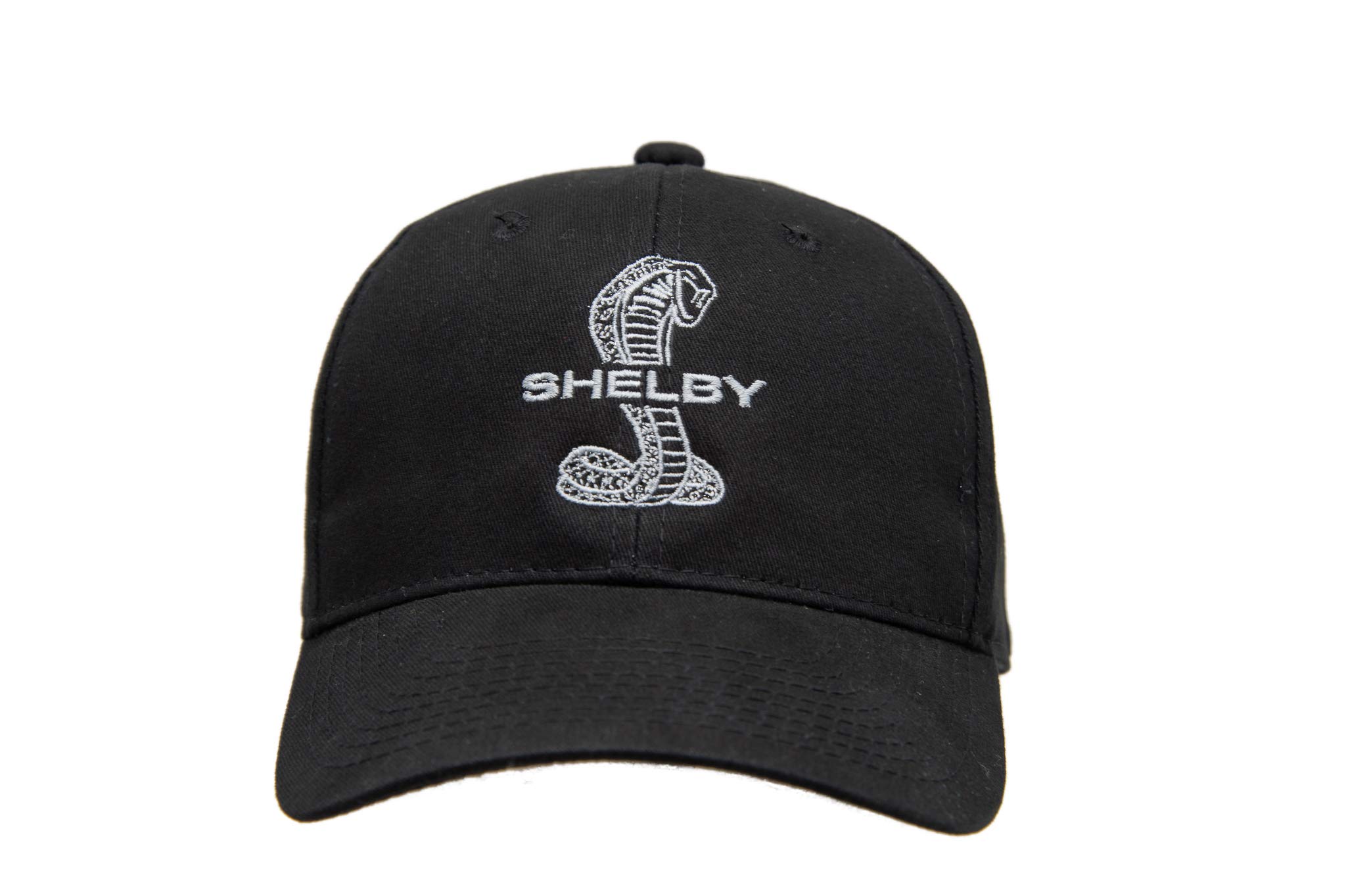 Shelby Super Snake Black Hat | Officialy Licensed Shelby® Product | One-Size Fits All | Adjustable Hook/Loop Closure