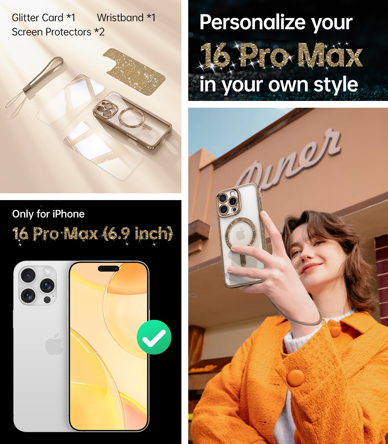 Meifigno Case Designed for iPhone 16 Pro Max - Image 2