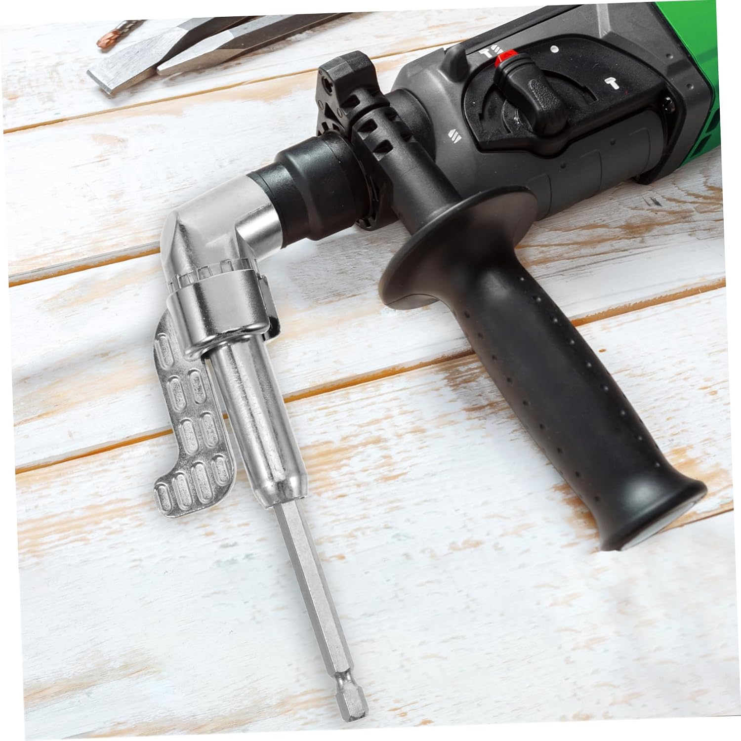 105degree Right Angle Drill Adapter with Turn Socket Tool for Electric Drills Tight Spaces Quick Connect Handle for Efficient Tightening and Improved Grip