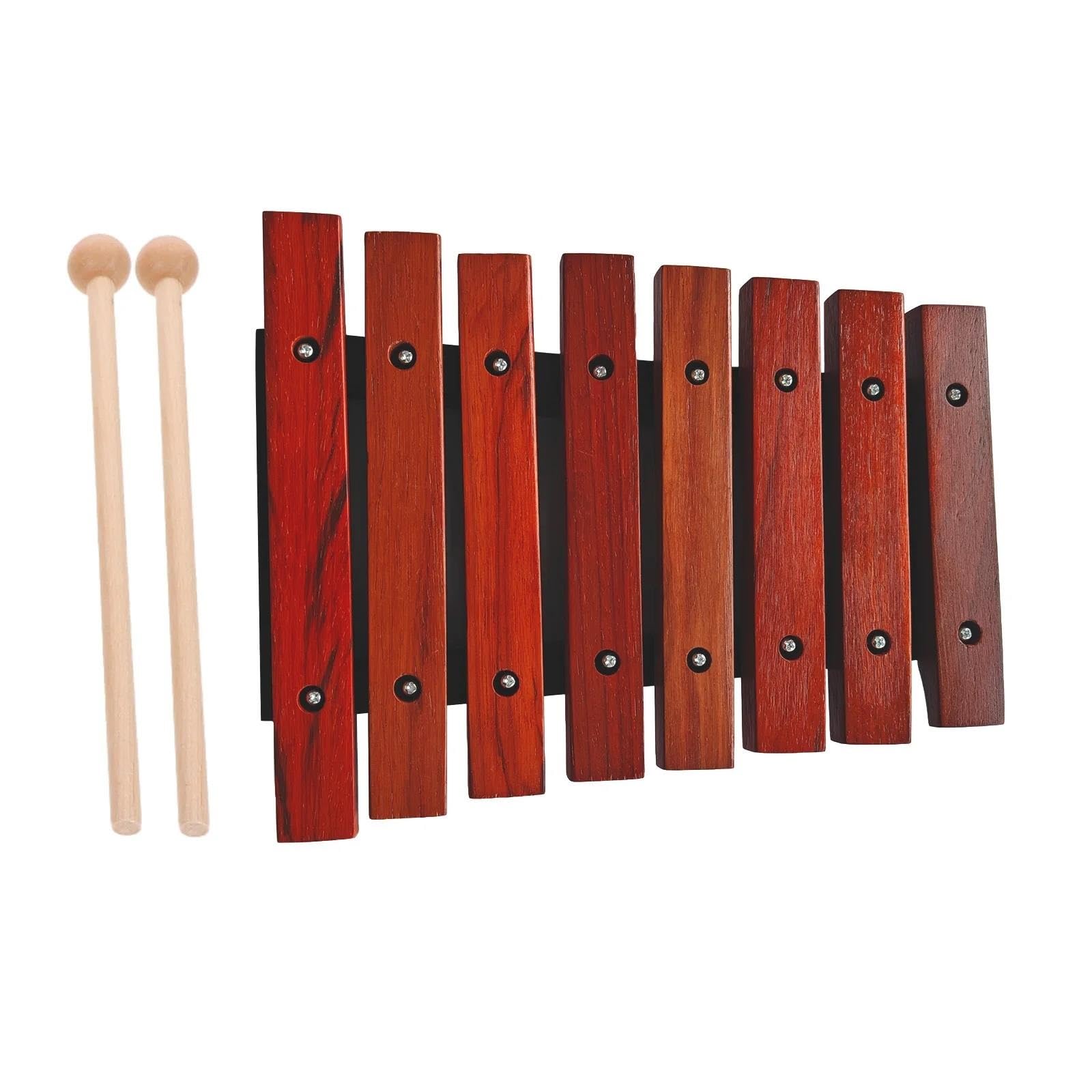 Instruments De Musique En Xylophone Xylophone En Bois À 8 Notes Maillets Pour Instruments De Musique Petit Xylophone En Bois De Bouleau Et De Pin Parfait Pour Les Débutants