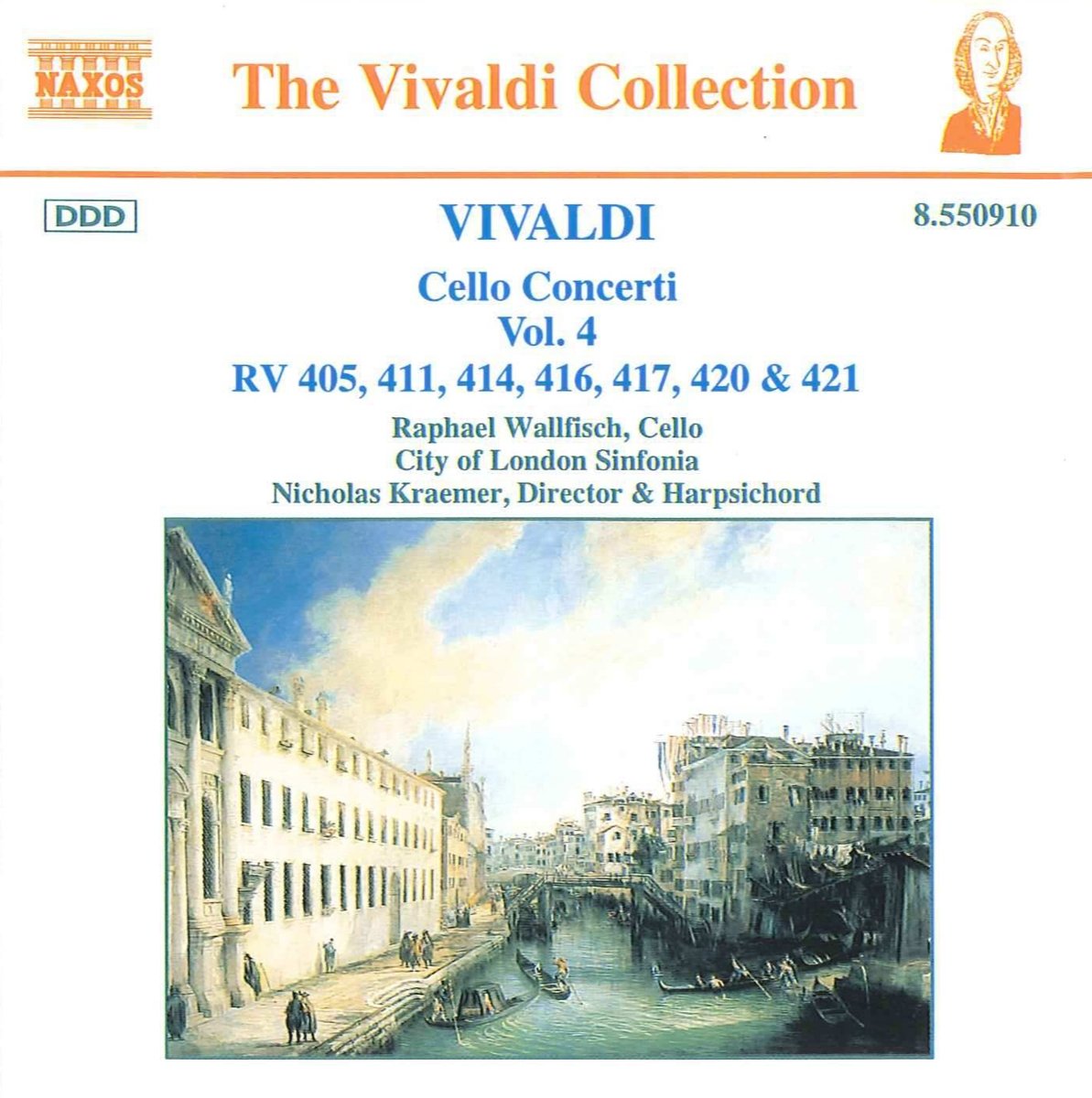 Antonio Vivaldi - Cello Concerti CD Album - Used