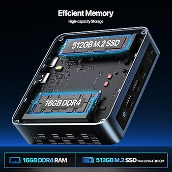 ミニPC N100 16GB 512GB Amazon.com: N100 Mini PC, 16GB RAM 512GB M.2 SSD Mini