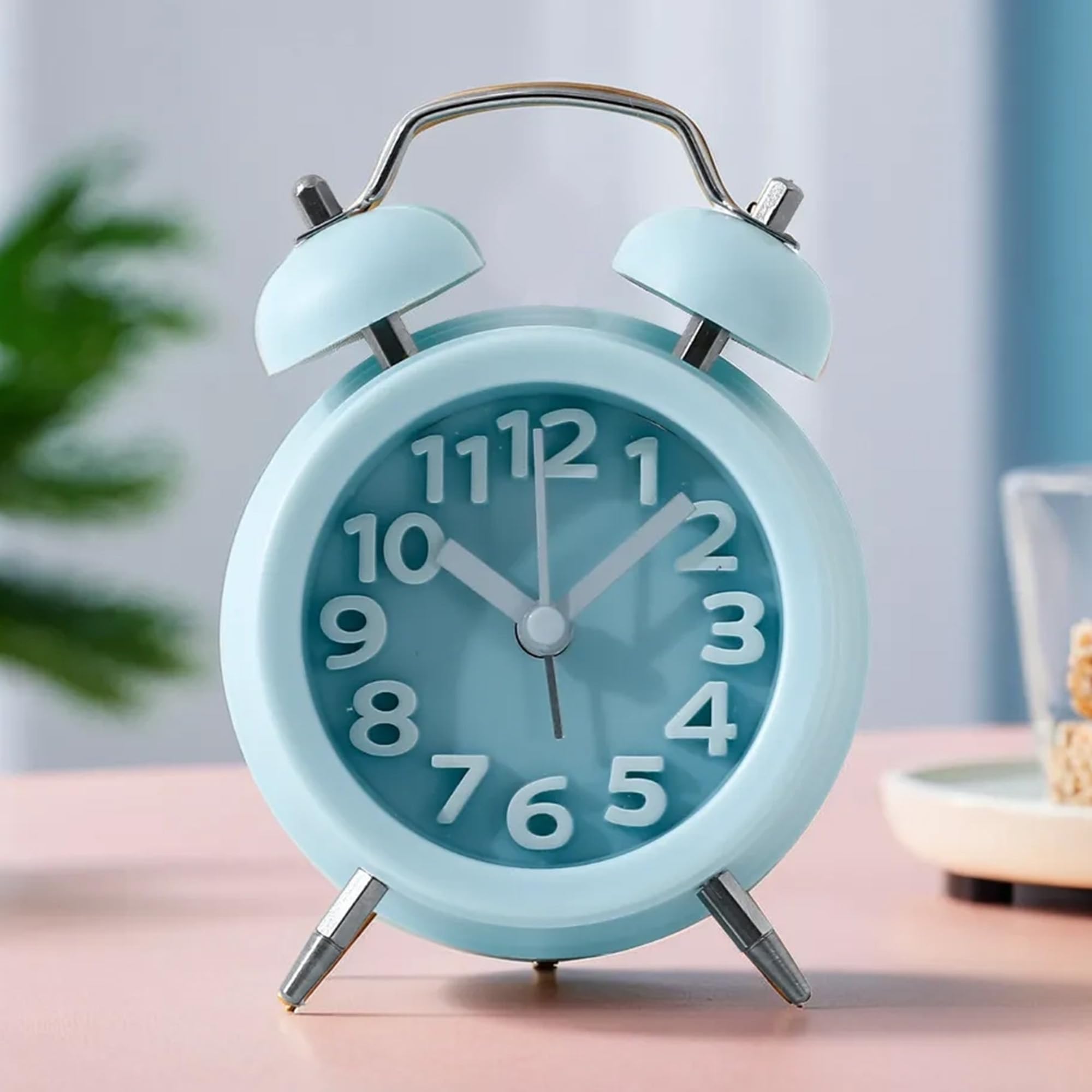 UMAI Alarm Clock (10cm) |Alarm Clock for Students |Loud Alarm Clock for Heavy Sleepers |Mini Alarm Clock for Kids |Alarm Clock for Bedroom |Wake Up Timer | Twin Bell Table Clock for Study Table- Blue (B0DCP45LXP) Amazon Price History, Amazon Price Tracker