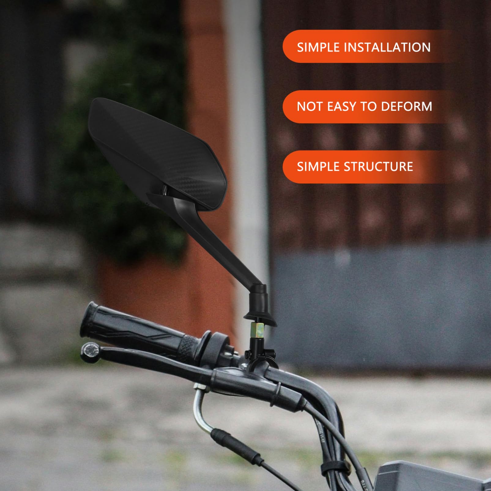 TOYANDONA 3 Ensembles Miroir de Vélo Arrière Réglable Ensemble de Rétroviseurs de Sécurité à Large Angle pour Vélo de Montagne Offrant une et Étendue pour Conduite Sécurité