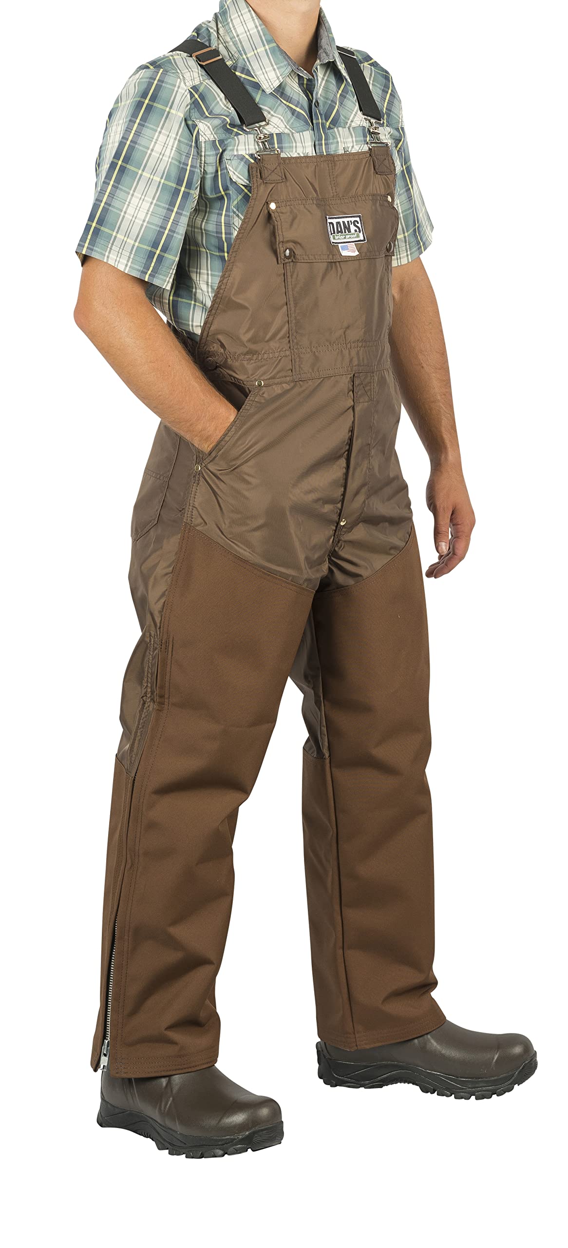 DAN'S Hunting Gear, LLC Cordura Classic Bib Overall, Briar proof, unlined, made in U.S.A.