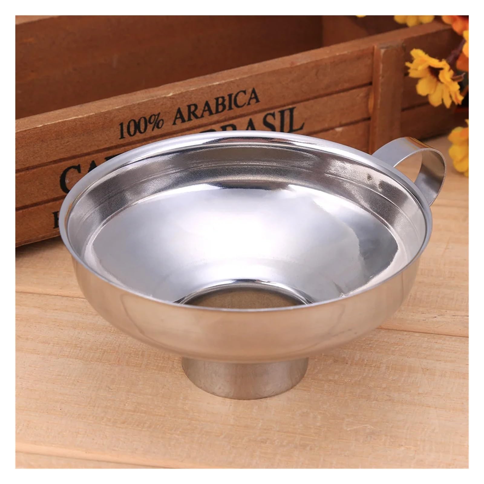 Funnels (hogar y Cocina) Embudo de Boca Ancha de Acero Inoxidable, tolva for enlatado, Embudo de aderezo for Ensalada Gruesa, Lata de Boca Ancha for Aceite, Vino, Herramienta de Cocina