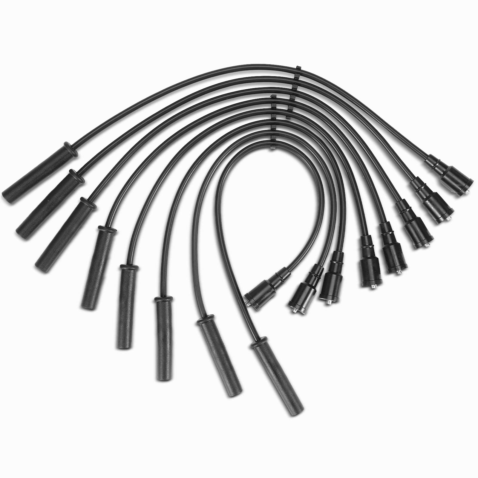 A-Premium Spark Plug Wire Replacement for Ford F-150 2010-2014 Ford F-250 Super Duty F-350 8mm 6.2L Set of 8
