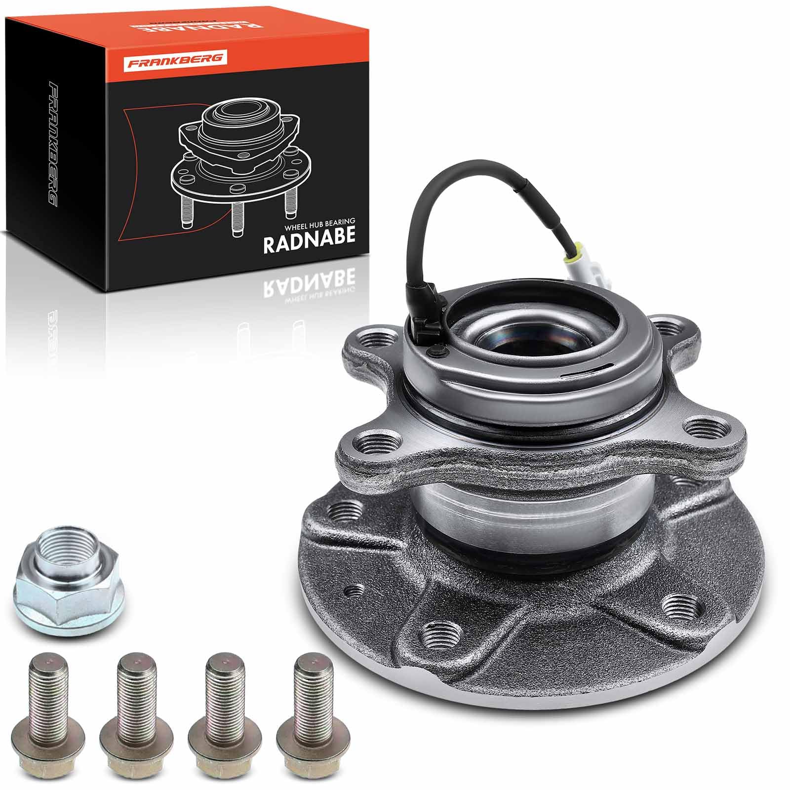 Frankberg Kit cuscinetto ruota posteriore con sensore cavo ABS flangia
