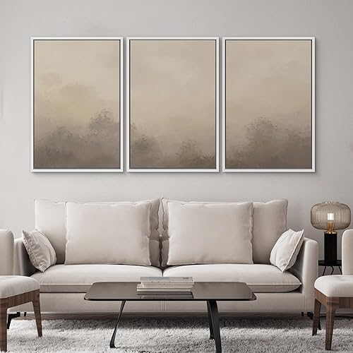 Miniatura 9 de SIGNWIN Lienzo enmarcado para pared juego de arte de pintura moderna de mediados de siglo trazos de formas abstractas ilustraciones arte moderno