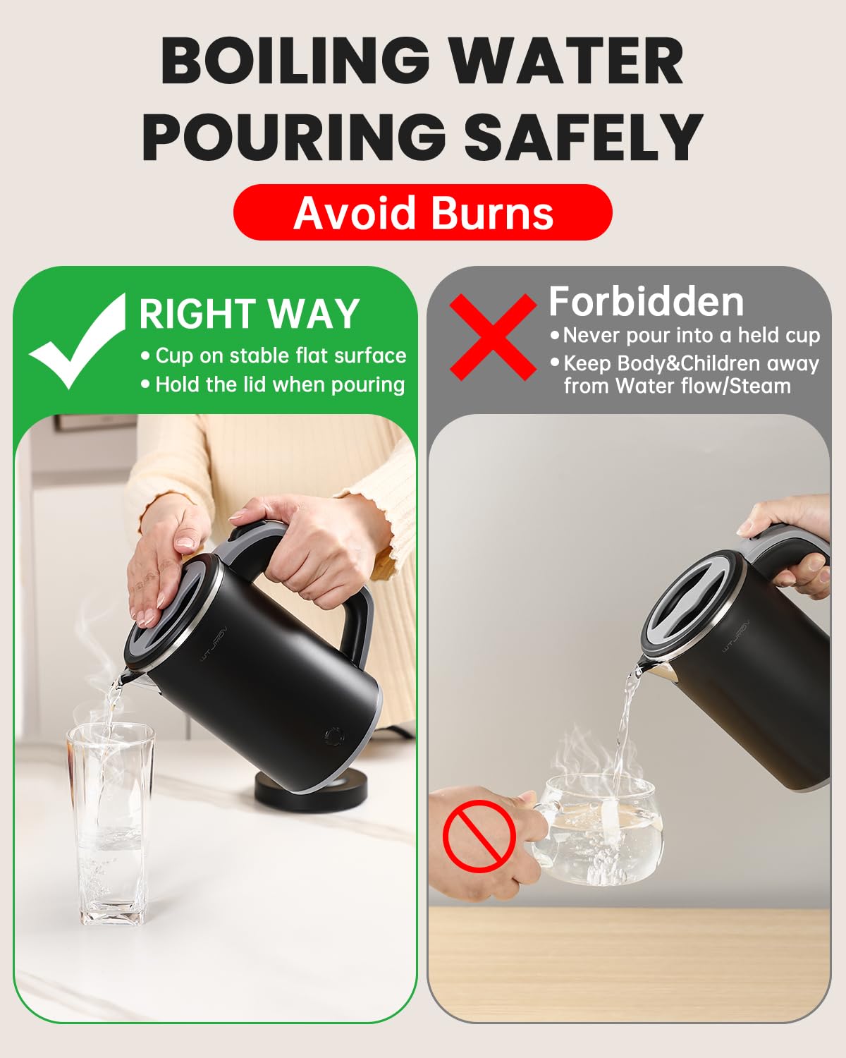 Portable Electric Kettle - Travel & Home Use -7