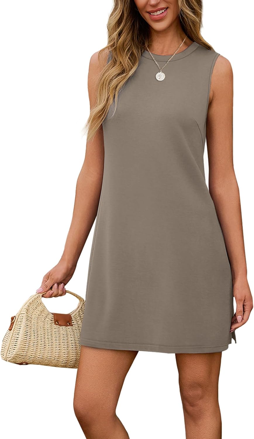 SAMPEEL Dresses for Women 2025 Casual Summer Sundresses Sleeveless Tank Dress Fashion Outfits - Image 4