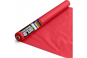 Premium Quality Exquisite Red Plastic Roll Tablecloths