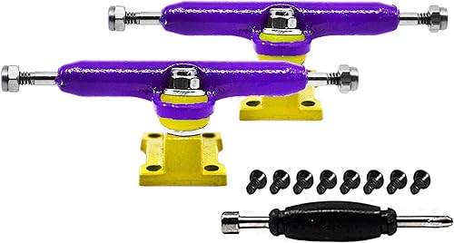 Camiones Prodigy de dos tonos con tuercas de bloqueo mejoradas - 1.260in de ancho - colorway Honeycreeper