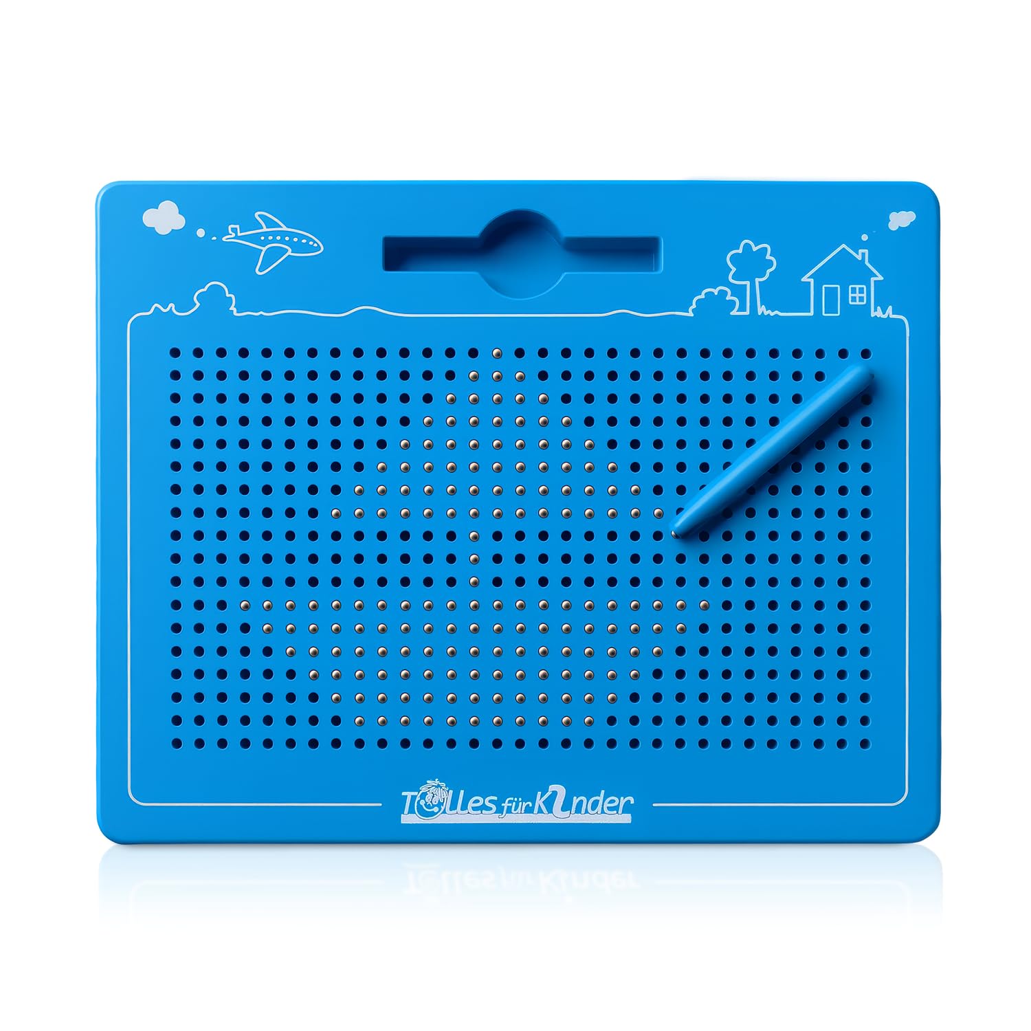 Magnetspiel für Kinder - Zaubertafel mit Kugeln und Stift - Tolle Beschäftigung Kinder ab 3 - Das magische Magnet Spiel für die stressfreie Autofahrt