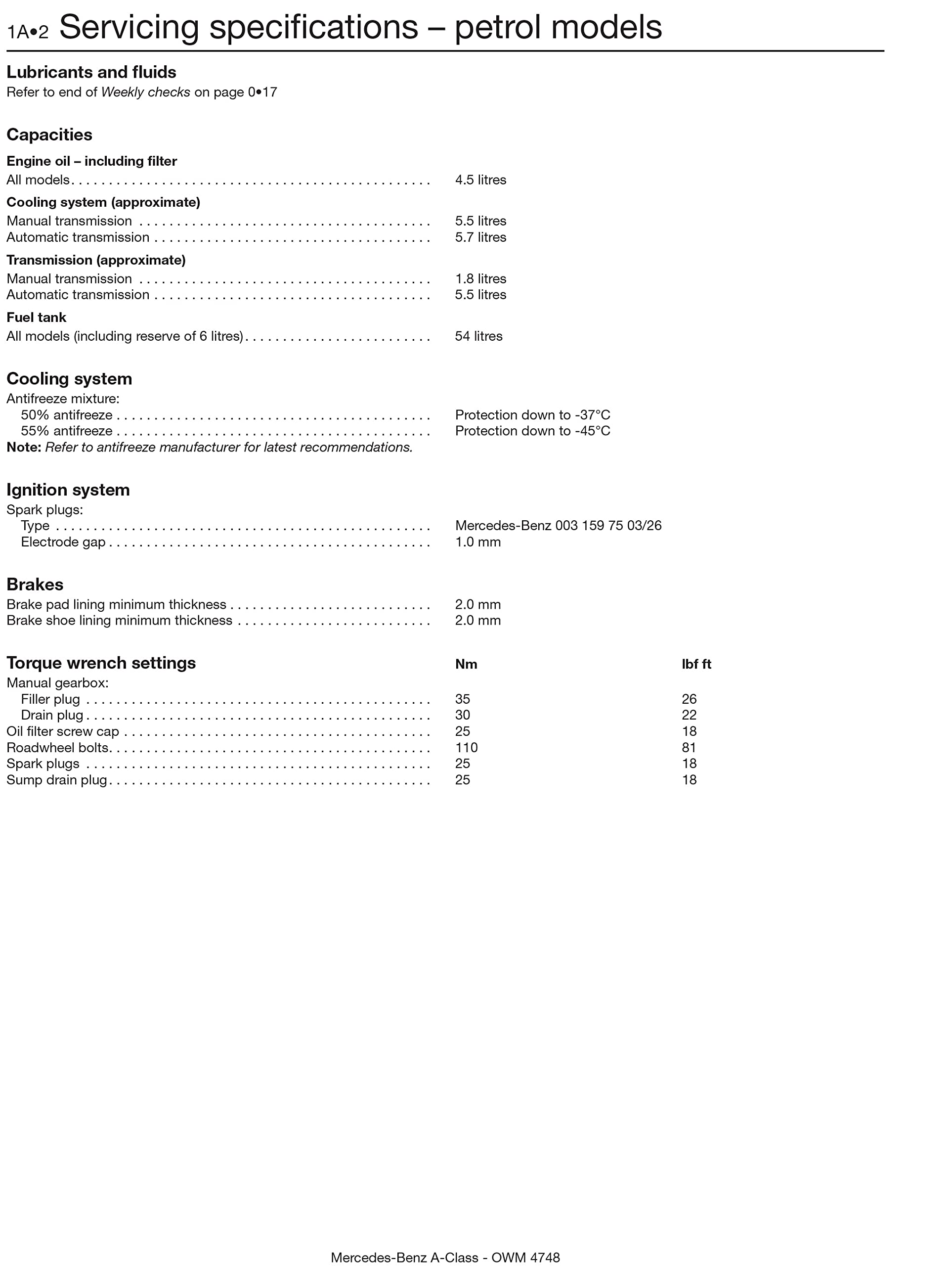 Mercedes-Benz A-Class Petrol & Diesel (98 - 04) Haynes Repair Manual