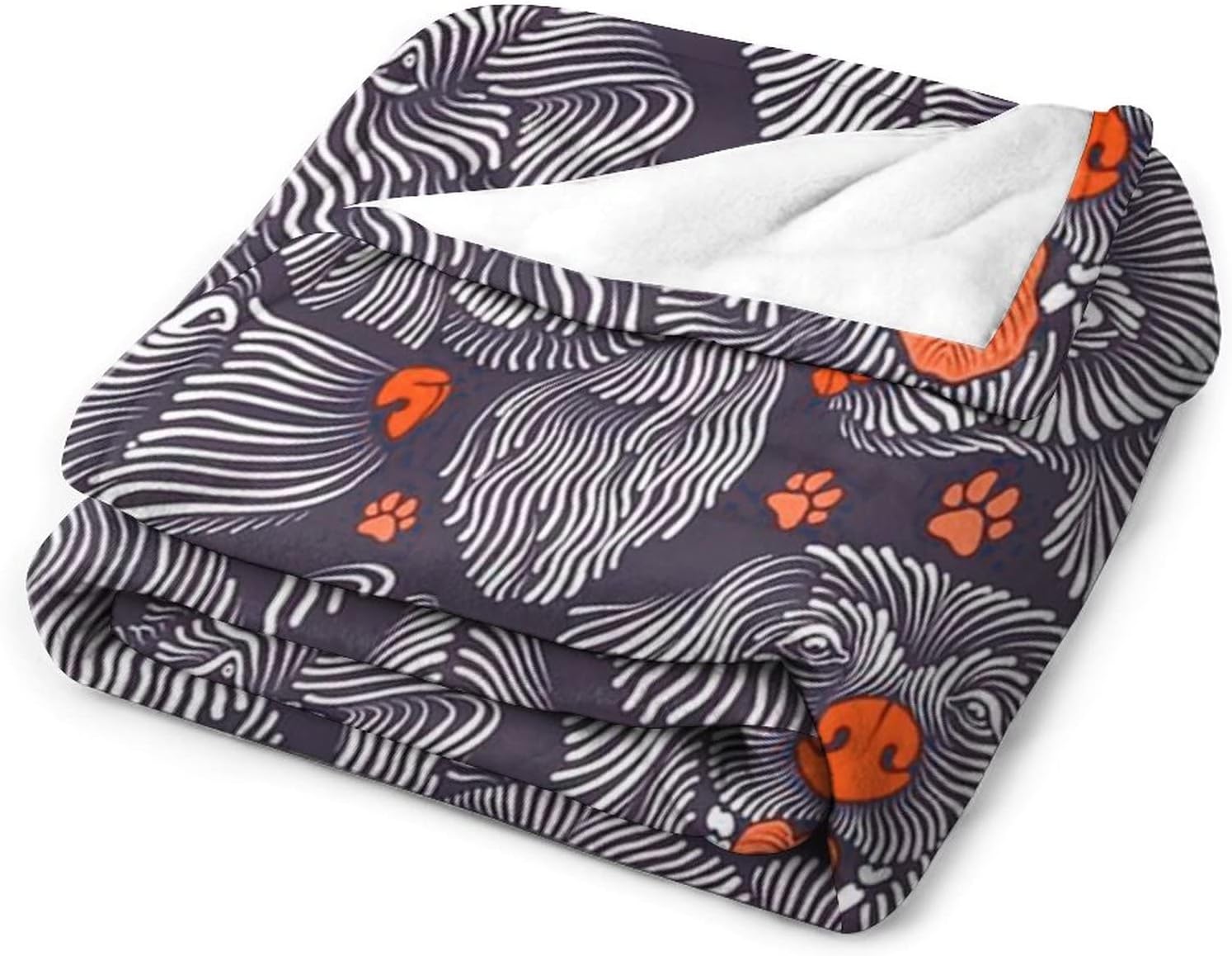 戌年 フランネル毛布 軽量柔らかいあたたかい毛布ベッドソファ用