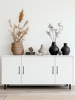 Trintion 20 Pack Black Stainless Steel Cabinet Handles (Hole Centre 160mm) - Kitchen, Bathroom, Wardrobe & Drawer