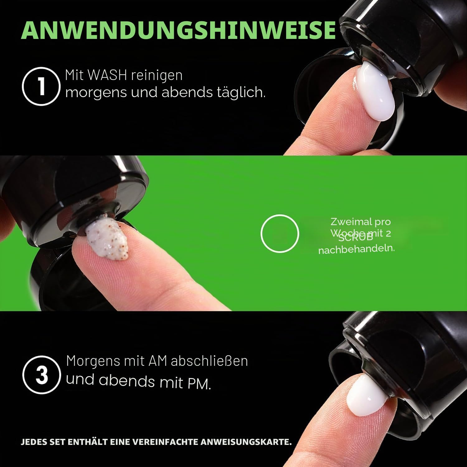 Tiege Hanley Herren-Hautpflegesystem – Stufe 1,Herren-Routine-Produkt-Set: Gesichtsreinigung, Morgen-Feuchtigkeitscreme,Reinigen, straffen und hydratisieren Sie Ihre am besten aussehende Haut