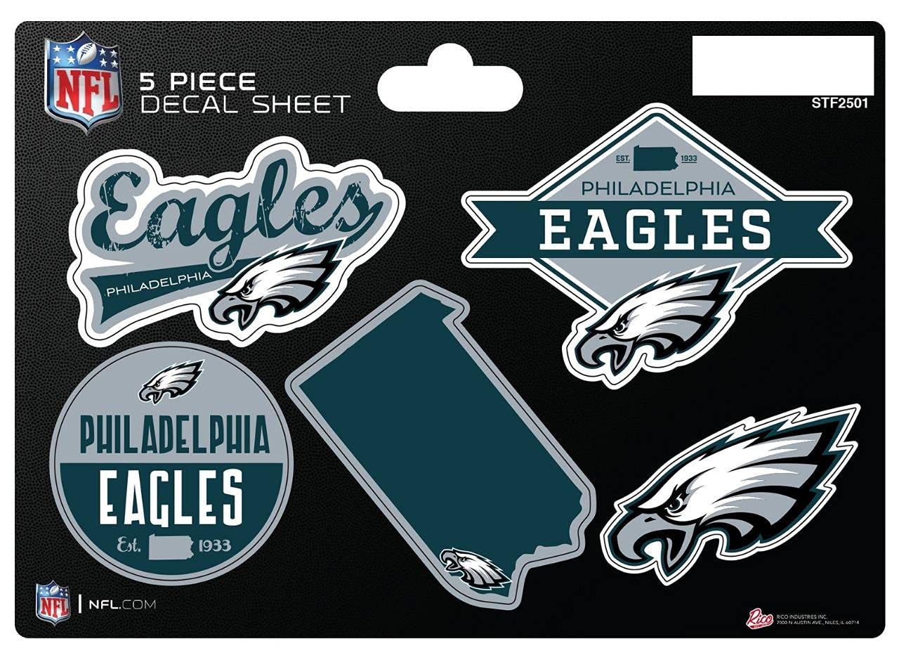 Rico Industries NFL 5-Pc Sticker Sheet