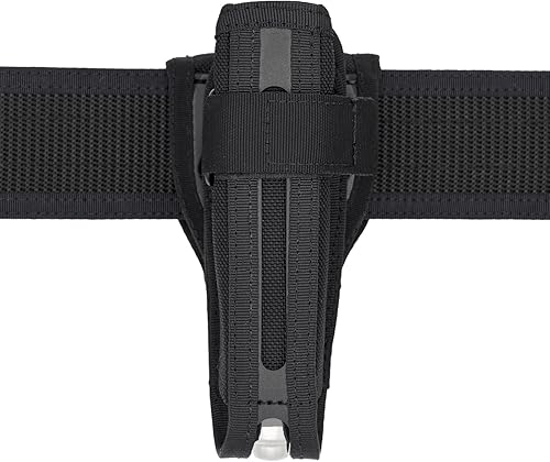 Miniatura 5 de Soporte de bastón de 21 a 26 pulgadas, telescópico/expansible, con clip de cinturón giratorio de 360°, funda universal para linterna, bolsa de