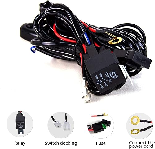 Miniatura 8 de SKYWORLD Barra de luz LED, 8D de 20 pulgadas, 420 W, luces LED todoterreno de 420 W, luz de conducción combinada de trabajo con soporte de montaje