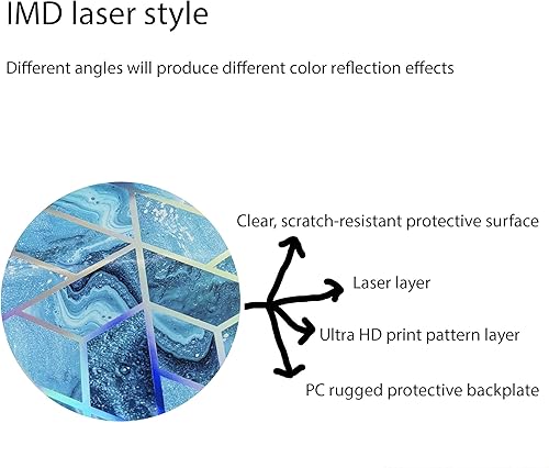 Miniatura 3 de Funda para Honor 50 0.18 oz, compatible con Honor 50 0.18 oz, con protector de pantalla de vidrio templado, PC + TPU 2 en 1, soporte de anillo, luz