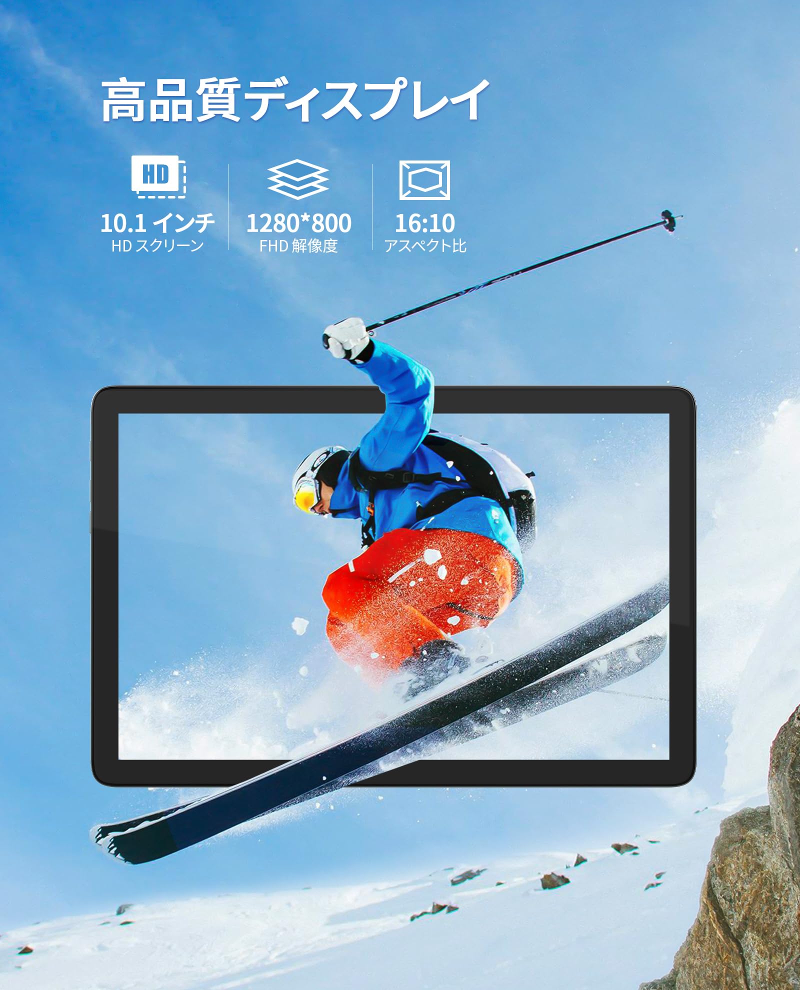 Amazon.co.jp: PUTTECH Android 14 Tablet 10 Inch New, Tablet 10