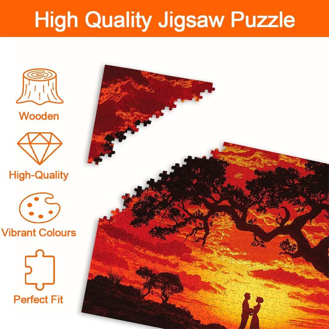 Puzzle 2000 Pezzi, Puzzle Coppie, Misura: 100x71cm, Regalo Donna/Uomo -8747