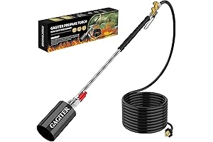Propane Torch Weed Burner Kit,1,800,000 BTU High Output Flame Thrower
