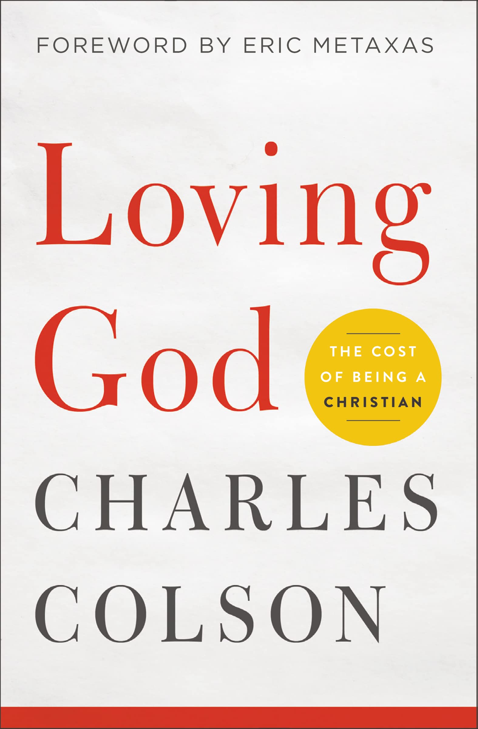 Loving God: The Cost of Being a Christian