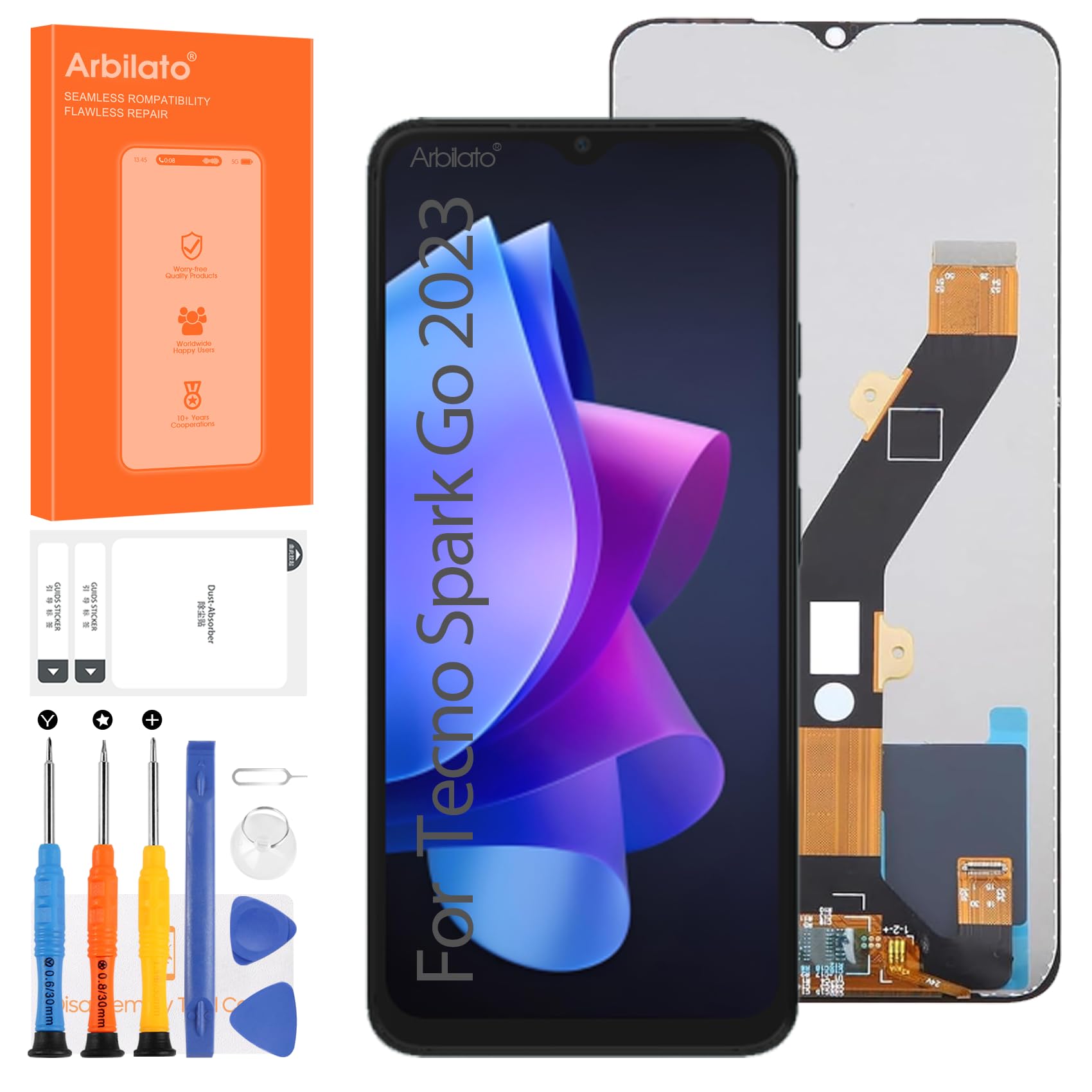 Amazon.com: Tecno Spark Go 2023 Screen Replacement - LCD