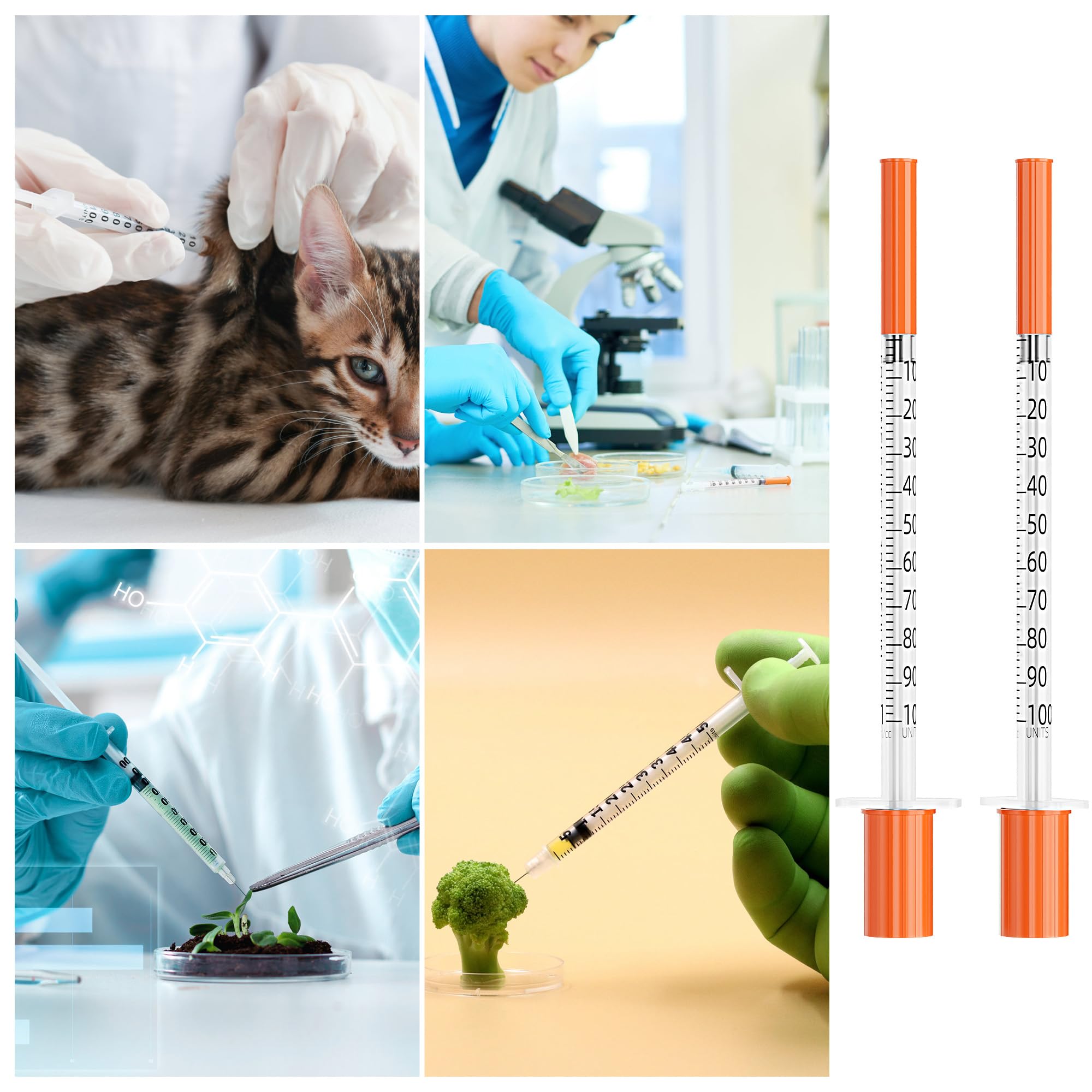 Strzykawka 1 ml/cc 30G 5/40.6 cm 8 mm, jednorazowe opakowanie pojedyncze, opakowanie 100 sztuk