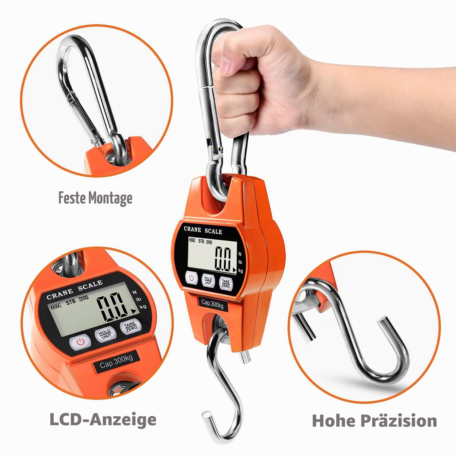Digitale Taschenwaage, 100 g x 0,01 g, digitale Gramm-Waage, Lebensmittelwaage, Schmuckwaage, Schwarz, Küchenwaage, 100 g Skala 8