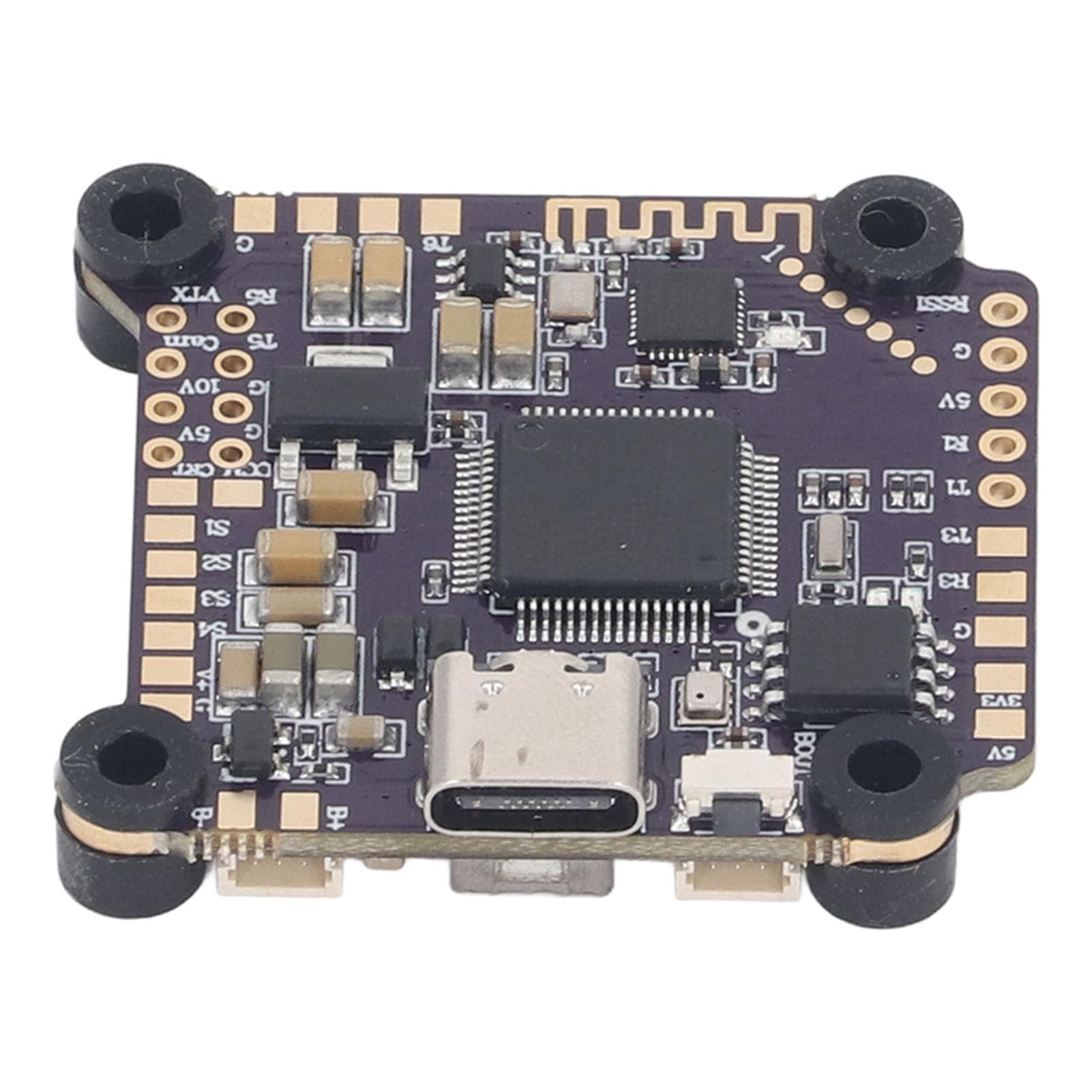VGEBY Drone Flight Controller, 4 Way LED Ports 32 Bit Flight Control Board with Cable for Drone Model Airplane
