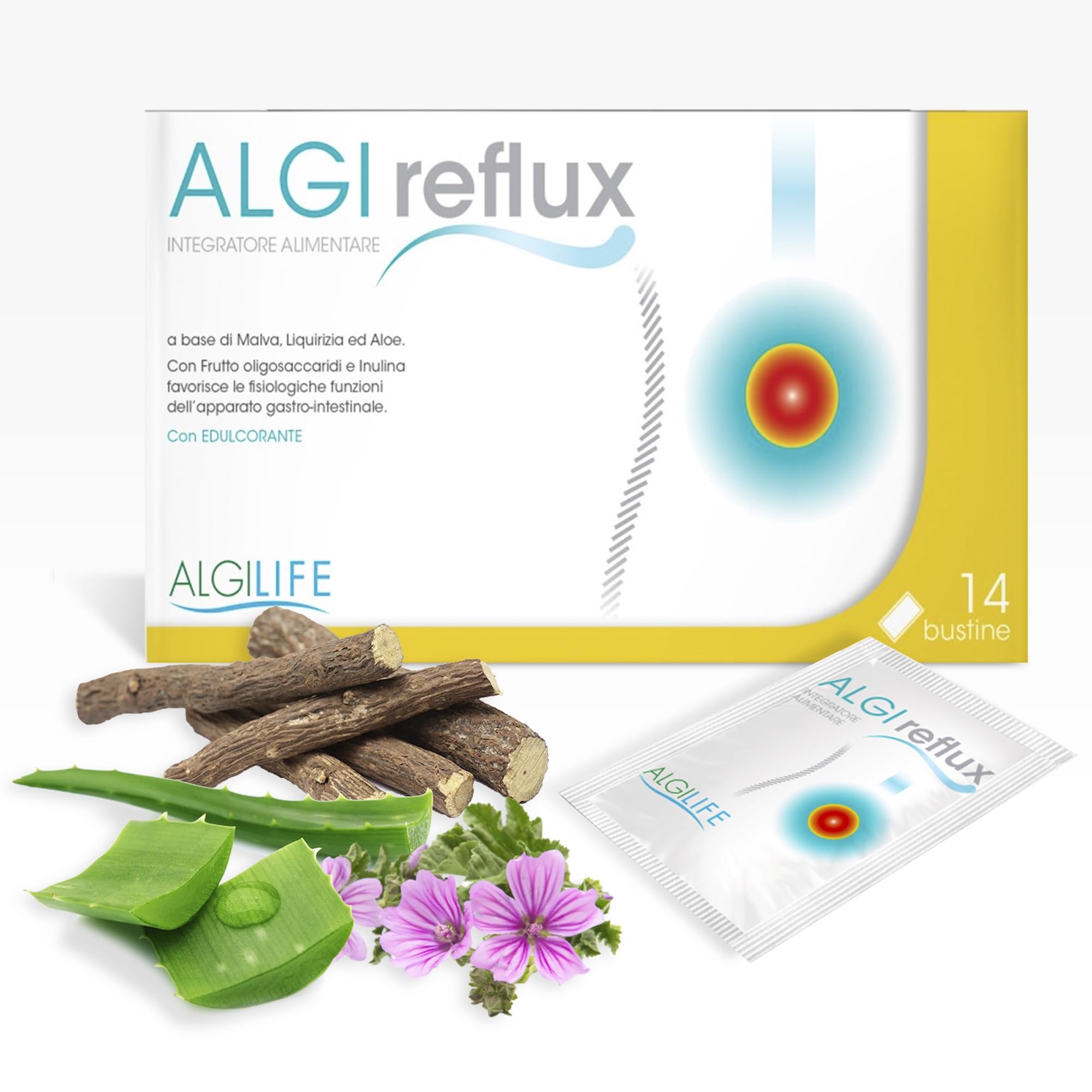  ALGILIFE AlgiReflux Antacid per raffreno dell' reflux, azione immediata, 14 dosi singole
| ALGILIFE AlgiReflux per raff