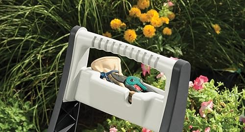 Miniatura 3 de 175 pies. Carro de carrete de manguera, jardín, césped y patio (color : gris)