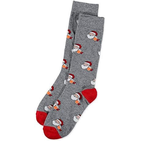 Holiday Christmas Beer Mug Socks for Men