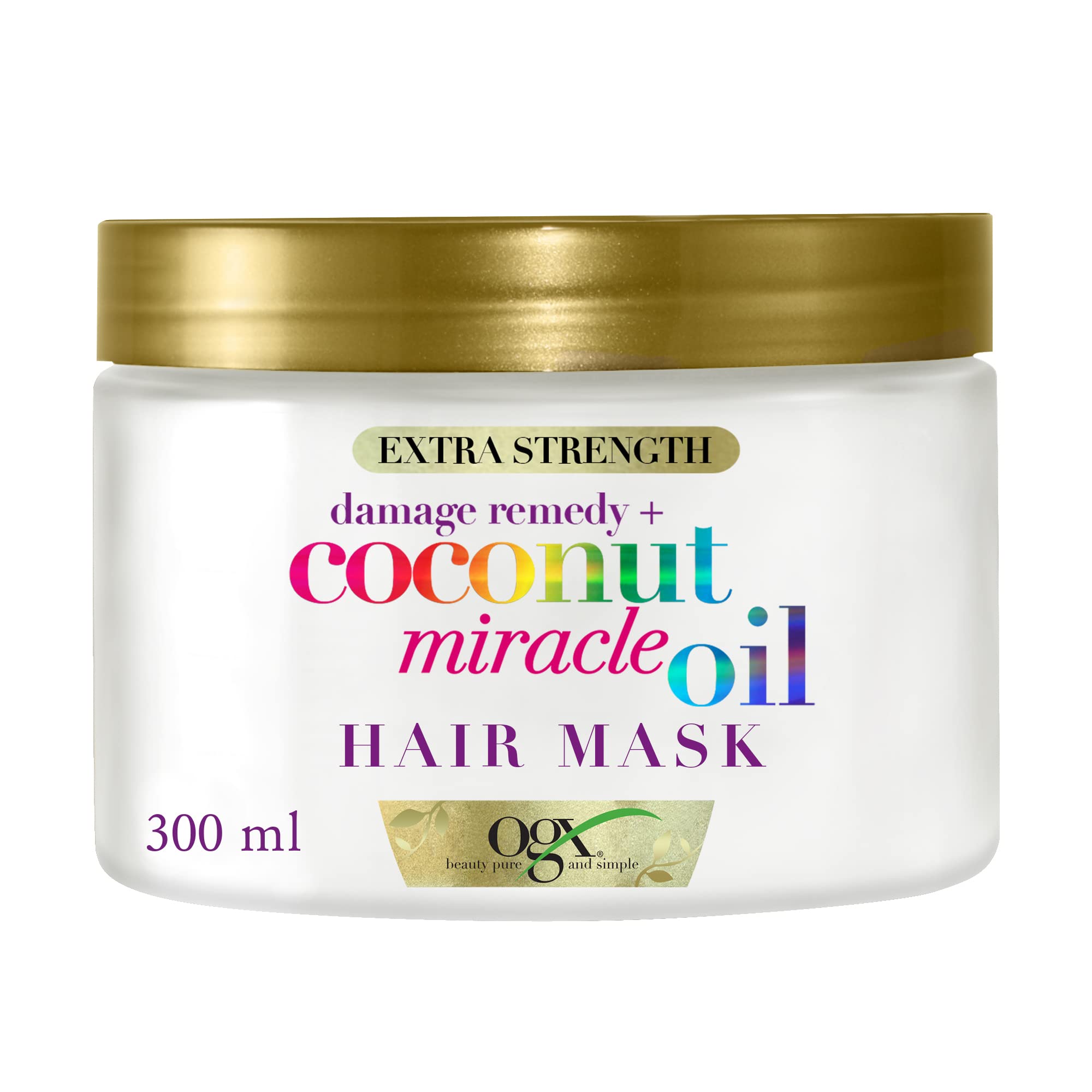 OGX Coconut Miracle Oil Mascarilla Capilar Reparadora y Anti Frizz