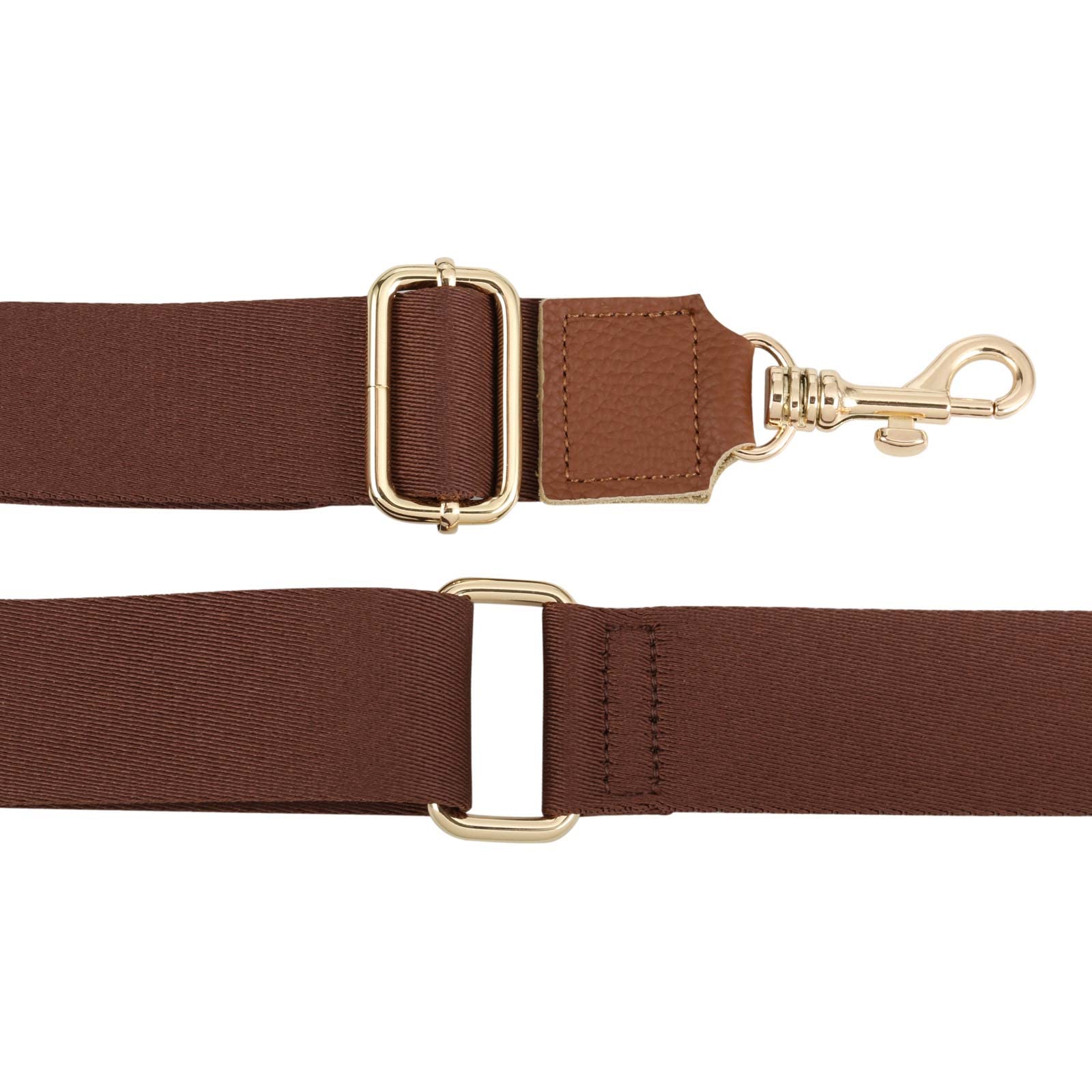 Tracolla In Pelle PU Regolabile Per Borse - Larga 2cm, Con Moschettoni